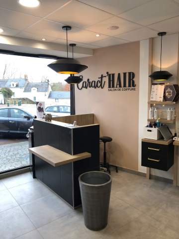 Caisse du salon de coiffure Caract'Hair